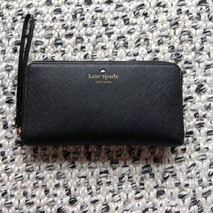 Kate Spade Black Wristlet/Wallet